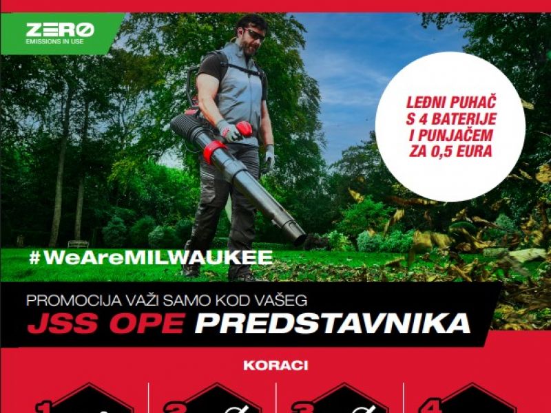 Nova promocija na Milwaukee vrtni program