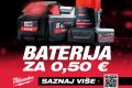 Milwaukee promotivna kampanja “Baterija za 0,5 €”