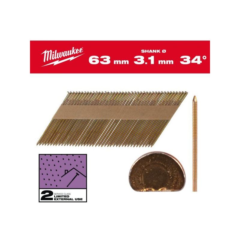 ČAVLI D GLAVA 34° 63X3,1MM 2200KOM 4932492609 Cijena