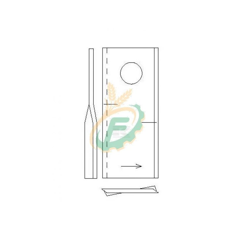 NOŽ ZA KOSU FELLA KRONE LIJEVI 112X48X4MM 134309KR Cijena