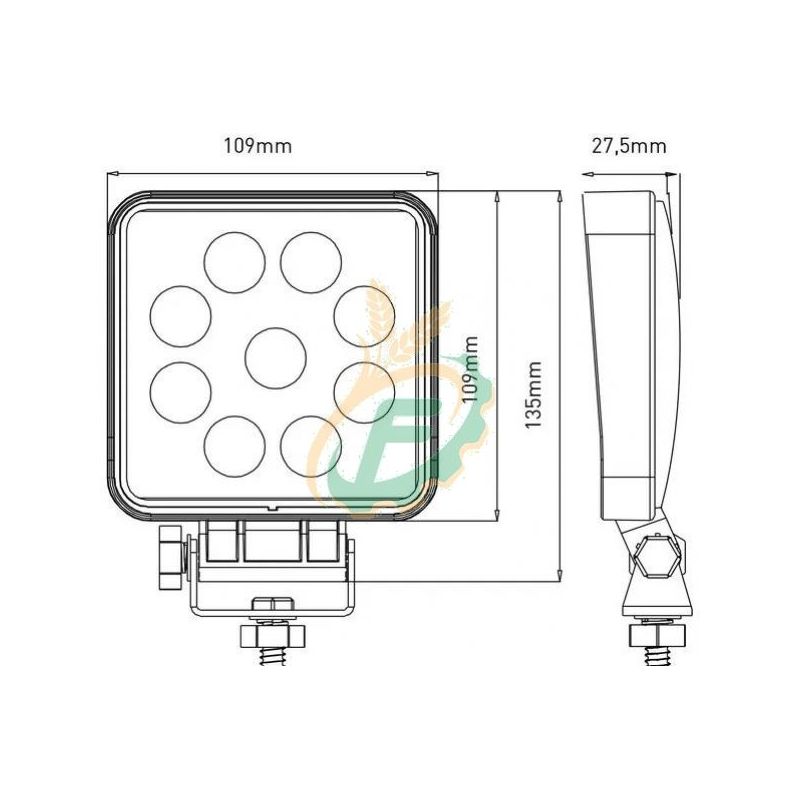 RADNO LED SVJETLO 27W,1800LM LA10051 Cijena Akcija