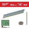 ČAVLI MILWAUKEE 15G 63MM 2500KOM 4932492578